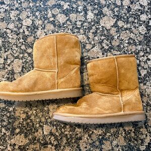 UGG Koolaburra Women’s 1019374 Sheepskin Winter Boots Tan Suede Size 5